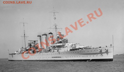 Монеты с Корабликами - HMAS_Australia_Oct_1937