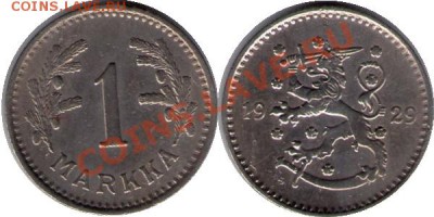 >L< Финляндия 1 марка 1929 до 7.04.12 18:00 - Финляндия_1_марка_29