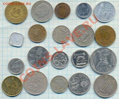 иностранные монеты наборами - 5 а