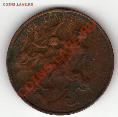 Франция 5 сантимов 1899 до 09.04.12 в 22.00мск (1878) - img882