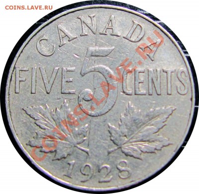 H87 Канада 5¢ 1928 до 09.04 в 22°° - H87 5c Canada 1928_1