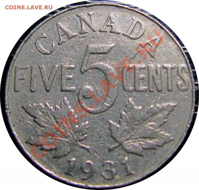 H89 Канада 5¢ 1931 до 09.04 в 22°° - H89 5c Canada 1931_1