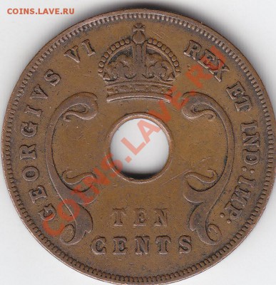 БРИТАНСКАЯ АФРИКА 10 центов 1942 до 10.04 22:00 мск - IMG_0063