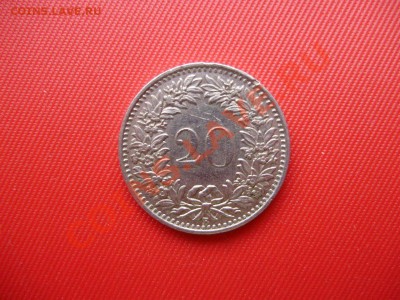 Швейцария 20 раппен 1945 г. до 20-00МСК 08.04.12 - P3170055.JPG