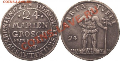 24 мариенгроша, 1724, Брауншвейг-Люнебург, приличная. - 110126003bz