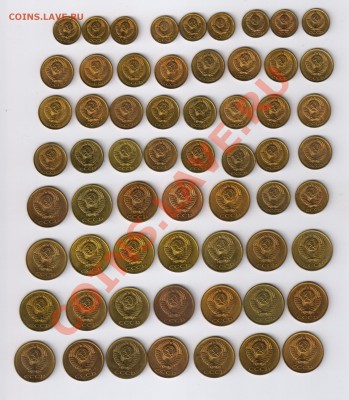 1-2-3 копейки 1988-1991г-61монета в БЛЕСКЕ 12.04.2012г 21-00 - 1-2-3 копейки БЛЕСК