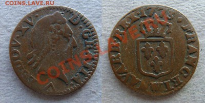 -Франция- 5 сант1856 двойной денье 157? лиард 1773- до 12.04 - л