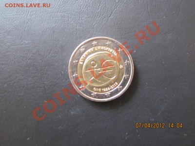 ГРЕЦИЯ 2 ЕВРО 10 ЛЕТ ЕВРО EMU UNC 2009 до 08.04 - 33333 019