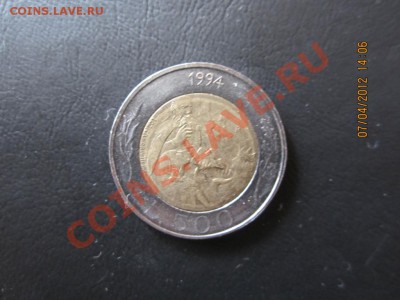 Сан-Марино 500 лир 1994 до 08,04 - 33333 023