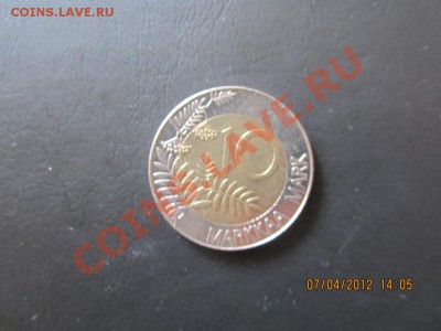 Финляндия 10 марок 1993 биметалл до 08.04 - 33333 020