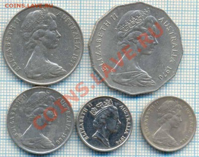 Австралия 50ц.1970г и бонус4монеты, до14.04.2012г.21.00поМск - 2Австрал