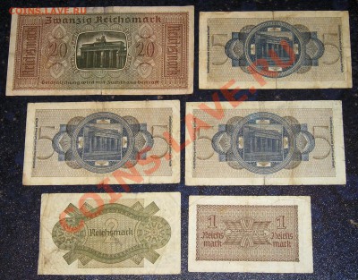 6 Банкнот - Германия - Оккупация (11.04) - P1010027