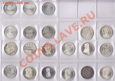 Набор из 38 5ти марочников ФРГ 1966-1986 до 15.04 22:00 - 2