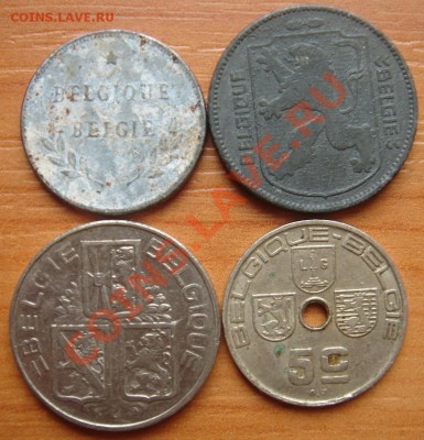 С рубля Бельгия: 4 интересных монеты 1938-1944 до 16.04 22-0 - Бельгия-2.JPG