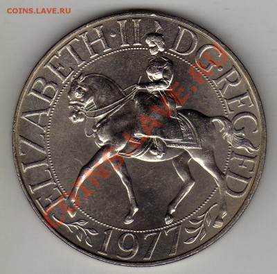 Великобритания крона 1977 Сереб.юбилей до 16.04.-22ч (1885) - img133