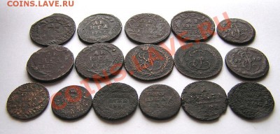 Денга, полушка.1735-1796г. 16 шт. До 15.04.12г. 22-00мск - P1