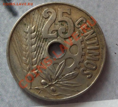 Испания 25 сентимос 1934г  до 20.04.12 в 22.00 - 101_1358