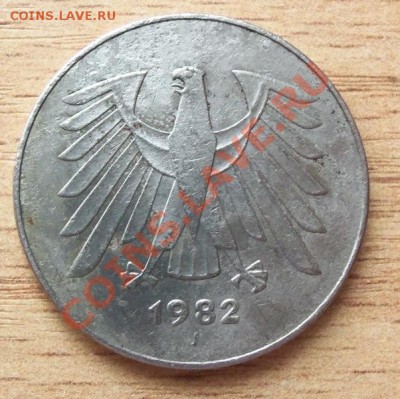 Германия 5 марок 1982г ( J ) до 20.04.12 в 22.00 - 101_1653