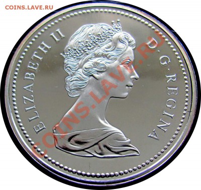 I60  AG Канада 1975 серебряный доллар PL UNC до 20.04 в 22°° - I60 Canada Silver Dollar 1975_1