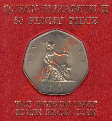 ВЕЛИКОБРИТАНИЯ 50 ПЕНСОВ 1969 ДО 19.04.12 В 22МСК (1964) - img344