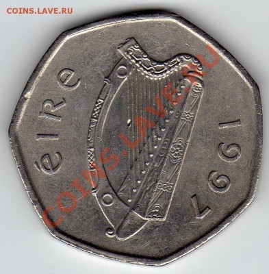 ИРЛАНДИЯ 50 ПЕНСОВ 1997 ВАЛЬДШНЕП ДО 19.04.12-22Ч (1964) - img317