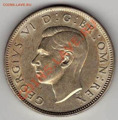 Ag ВЕЛИКОБРИТАНИЯ ФЛОРИН 1940 ДО 19.04 В 22Ч (1961) - img360