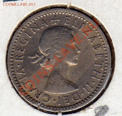 ВЕЛИКОБРИТАНИЯ 6 ПЕНСОВ 1954 ДО 19.04.12 В 22МСК (2031) - img376