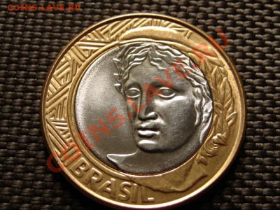 Бразилия 1 реал 2005 биметал до 18.04.12 в 17.00 М - IMG_7492