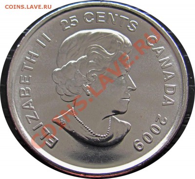I72 Канада 25¢ Хоккей женский 2009 UNC до 22.04 в 22°° - I72 25c Womens Hockey 2009_2