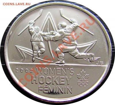 I72 Канада 25¢ Хоккей женский 2009 UNC до 22.04 в 22°° - I72 25c Womens Hockey 2009_1