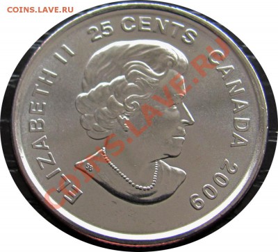 I73 Канада 25¢ Хоккей 2009 UNC до 22.04 в 22°° - I73 25c Hockey 2009_2
