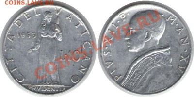 >L< Ватикан 10 лир 1953 до 22.04.12 18:00 - Ватикан_10_лир_53