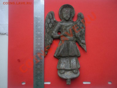 Архангел ( большой. Метал посеребренная бронза). Оценка. - монеты 098