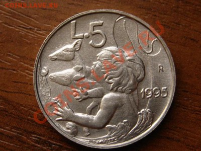 Сан Марино 5 лир 1995 Ребята и зверята  до 24.04.12 в 21.00М - IMG_8686
