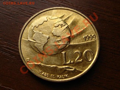 Сан Марино 20 лир 1999 Земля с луны до 24.04.12 в 21.00 М - IMG_8758