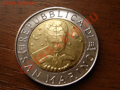 Сан Марино 500 лир 1999 Сатурн биметал  до 24.04.12 в 21.00М - IMG_8715
