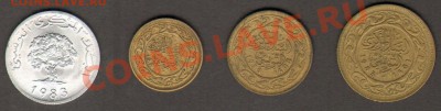 Тунис 5, 10, 20 и 50 миллимов до 24.04.2012 22-00 - 222