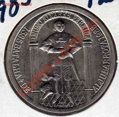 ПОРТУГАЛИЯ 100 ЭСКУДО 1985 АЛЬЖУБАРРОТА ДО 26.04-22 (2051) - img527