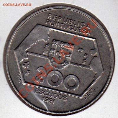 ПОРТУГАЛИЯ 200 ЭСКУДО 1991 НА ЗАПАД! ДО 26.04.12 22Ч (2039) - img561