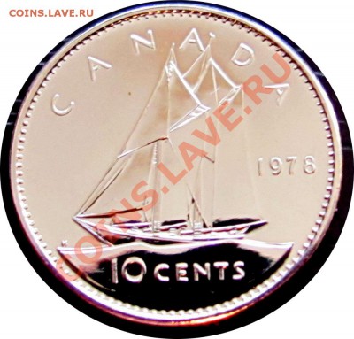 I87 Канада 10¢ 1978 UNC PL 29.04 в 22°° - I87 10c 1978_1