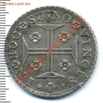 400 рейсов 1707, Португалия. - ин 400рейс,1701