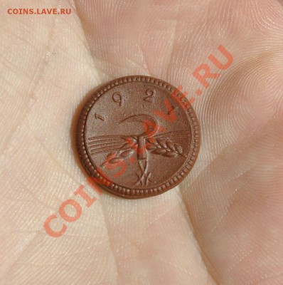 20 пфеннигов. Саксония 1921 год (Керамика) оценка!!! - _DSC4815.JPG