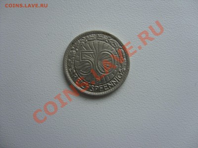 50 пфеннигов. 1927 A, 1928 D, F, 1937 A. Германия. Никель. - 50 пф 1928 D - 1