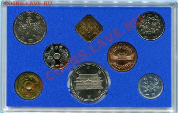 Япония. Набор монет 1992 г. Анц - setH4_1