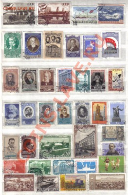 Марки СССР с 1947г 203 шт гаш и ** до 29.04 21.00мск - Марки СССР 203 шт-1