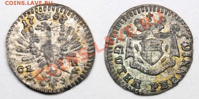 Пфенниг, 1753 Бранденбург-Байрет - 1