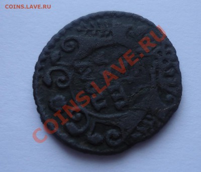 полушка 1731г перечекан с крестовой копейки (чёткий перечек) - DSC03544_cr