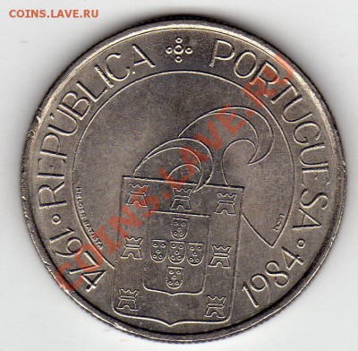 ПОРТУГАЛИЯ 25 ЭСКУДО 1984 РЕВОЛЮЦИЯ ДО 03.05.12 В 22Ч (1863) - img767