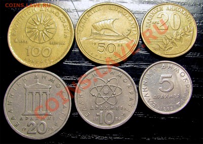 J04 Греция, подборка 6 шт. С Рубля!!! до 04.05 в 22°° - J04 Greece 6 pcs_2