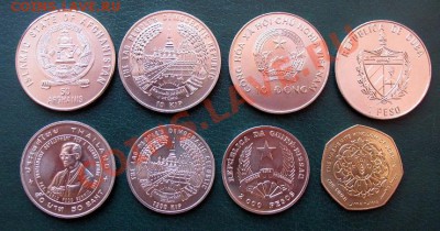 II часть -  Монеты мира - FAO- и др. оптом и в розницу (UNC) - 15 Колёса по 150 руб. FAO - UNC нр. 96-103 (реверс).JPG